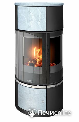 Печь-камин ABX Atrium 6, серая сталь, тальк с верхней плитой в Златоусте